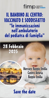 IL BAMBINO AL CENTRO: VACCINATO E SODDISFATTO | Reggio Emilia